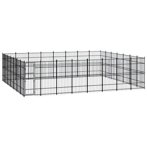 Pet Supplies-Outdoor Hundehütte Stahl 51,61 m²-Tiere & Haustierbedarf von RAUGAJ