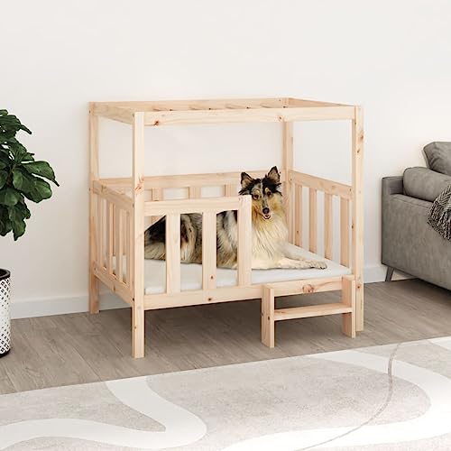 RAUGAJ Pet Supplies Hundebett, 105,5 x 83,5 x 100 cm, Massivholz, Kiefer RAUGAJ Pet Supplies Hundebett, 105,5 x 83,5 x 100 cm, Massivholz, Kiefer von RAUGAJ