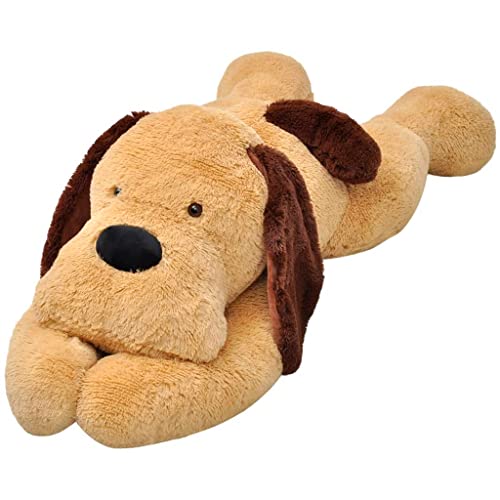 RAUGAJ Toys-Dog Kuscheltier Plüsch braun 80 cm - Spielzeug & Spiele von RAUGAJ