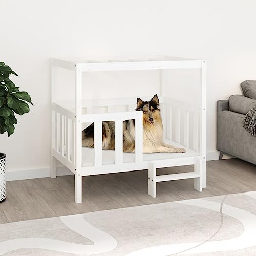 RAUGAJ Wohnmöbel Hundebett weiß 105,5x83,5x100cm Größe Massivholz Kiefer RAUGAJ Wohnmöbel Hundebett weiß 105,5x83,5x100cm Größe Massivholz Kiefer von RAUGAJ