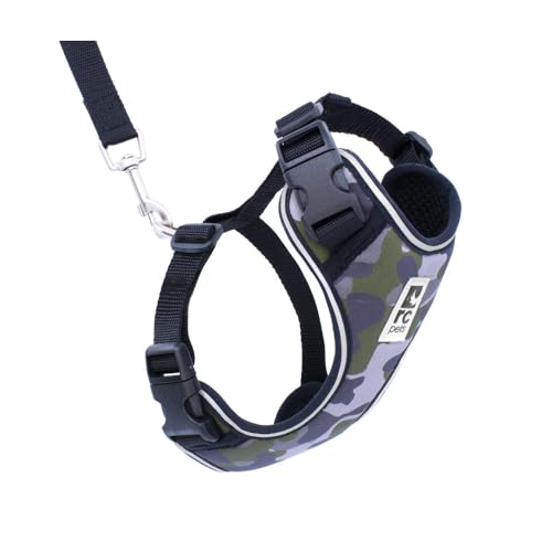 RC Pet Products Adventure Kitty Hundegeschirr, Katzengeschirr, Größe M, Camo (53804035) von RC Pet Products