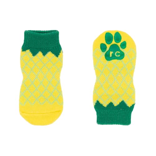 RC Pet Products Fun Pawks Anti-Rutsch-Hundesocken, stilvoll, funktional, schützend, Größe XS, Ananas RC Pet Products Fun Pawks Anti-Rutsch-Hundesocken, stilvoll, funktional, schützend, Größe XS, Ananas von RC Pet Products