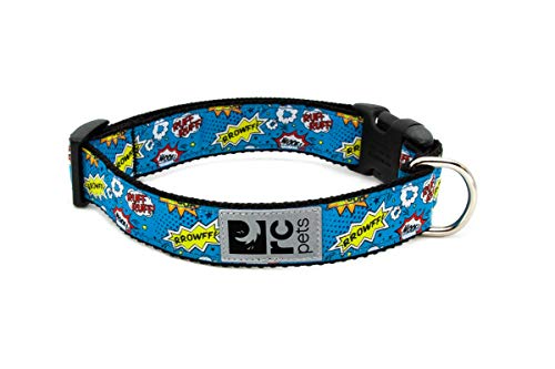 RC Pet Products Hundehalsband, 1,3 cm, verstellbar, Large - 1" Width, Comic Sounds von RC Pet Products