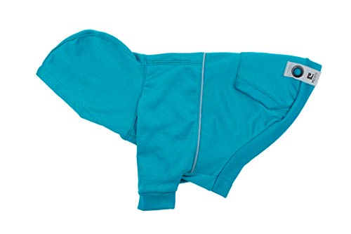 RC Pet Products Revolve Hunde-Kapuzenpullover für kaltes Wetter, Größe S, Dunkles Blaugrün von RC Pet Products