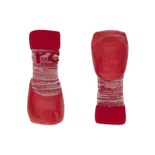 RC Pet Products Sporty Pawks Anti-Rutsch-Socken, stilvoll, funktional, schützend, Größe XXS, Rot meliert RC Pet Products Sporty Pawks Anti-Rutsch-Socken, stilvoll, funktional, schützend, Größe XXS, Rot meliert von RC Pet Products