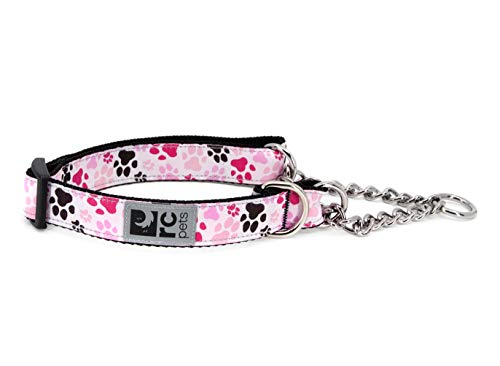 RC Pet Products Training Martingale Hundehalsband, Pitter Patter Pink von RC Pet Products