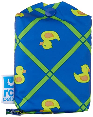 RC Pet Products Packbarer Hunde-Regenponcho aus Gummi, Größe L von RC Pet Products