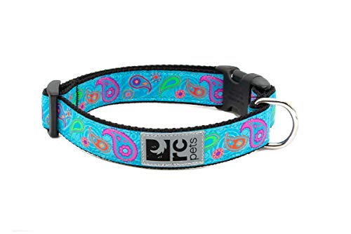 RC Pet Products 3/4-Inch Adjustable Dog Clip Collar, 9 by 13-Inch, Small, Tropical Paisley von RC Pet Products
