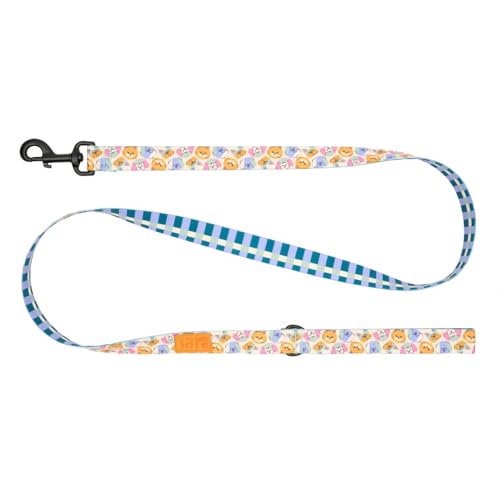 RC Pets Eco Leash | 1,5 m lange Hundeleine mit robustem Griff, 2,5 cm breites Öko-Gurtband, Pup-Moji von RC Pet Products