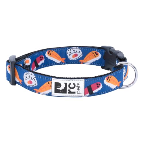 RC Pets Halsband mit Clip, verstellbar, langlebig, bequem und modisch, groß, 2,5 cm, Sushi RC Pets Halsband mit Clip, verstellbar, langlebig, bequem und modisch, groß, 2,5 cm, Sushi von RC Pet Products