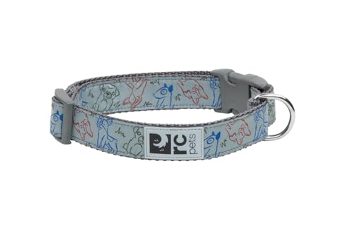 RC Pets Hundehalsband mit Clip, verstellbar, 2,5 cm, Doodle-Hunde, Größe M von RC Pet Products