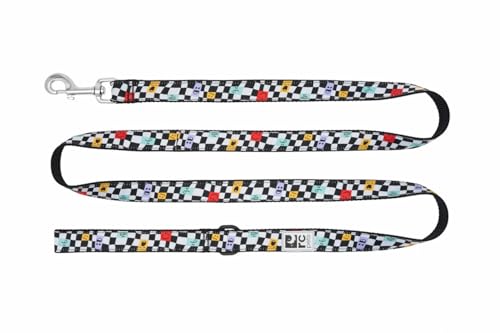 RC Pets Hundeleine, 1,8 m lange Leine mit strapazierfähigem Griff, reflektierendem Etikett und Zubehörring, 1,9 cm breit, weiches Gurtband, Schachbrett RC Pets Hundeleine, 1,8 m lange Leine mit strapazierfähigem Griff, reflektierendem Etikett und Zubehörring, 1,9 cm breit, weiches Gurtband, Schachbrett von RC Pet Products