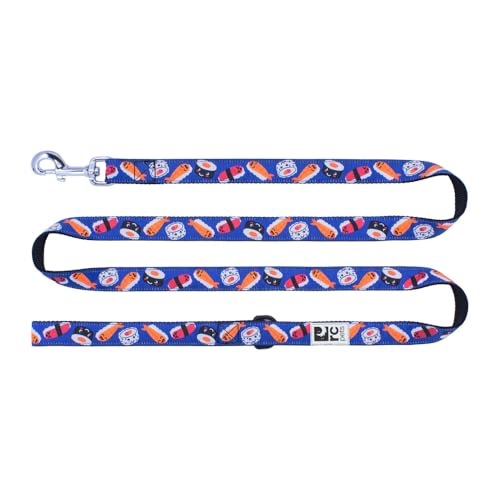 RC Pets Hundeleine, 1,8 m lange Leine mit strapazierfähigem Griff, reflektierendem Etikett und Zubehörring, 1,9 cm breit, weiches Gurtband, Sushi RC Pets Hundeleine, 1,8 m lange Leine mit strapazierfähigem Griff, reflektierendem Etikett und Zubehörring, 1,9 cm breit, weiches Gurtband, Sushi von RC Pet Products