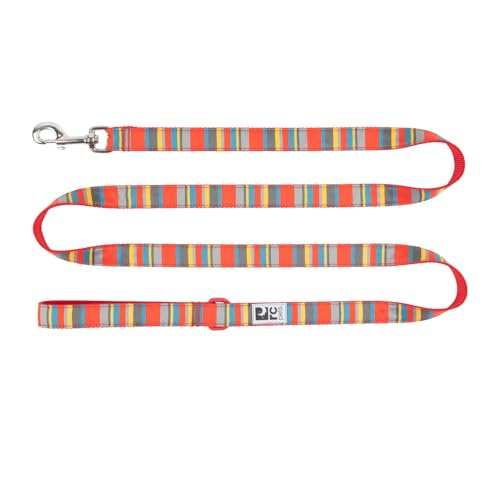 RC Pets Hundeleine, 1,8 m lange Leine mit strapazierfähigem Griff, reflektierendem Etikett und Zubehörring, 1,9 cm breit, weiches Gurtband, mehrere Streifen RC Pets Hundeleine, 1,8 m lange Leine mit strapazierfähigem Griff, reflektierendem Etikett und Zubehörring, 1,9 cm breit, weiches Gurtband, mehrere Streifen von RC Pet Products