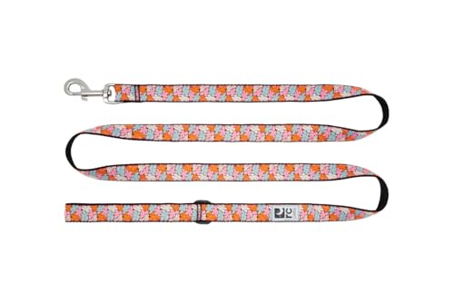RC Pets Hundeleine, 1,8 m lange Leine mit strapazierfähigem Griff, reflektierendem Etikett und Zubehörring, 2,5 cm breit, weiches Gurtband, Boho-Stil von RC Pet Products