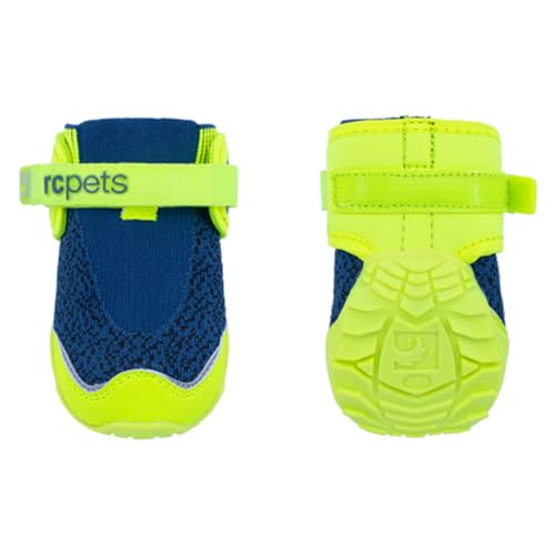 RC Pets Hundestiefel, hohe Traktion, atmungsaktiv, reflektierend, Größe S, Arktisblau/Tennis RC Pets Hundestiefel, hohe Traktion, atmungsaktiv, reflektierend, Größe S, Arktisblau/Tennis von RC Pet Products