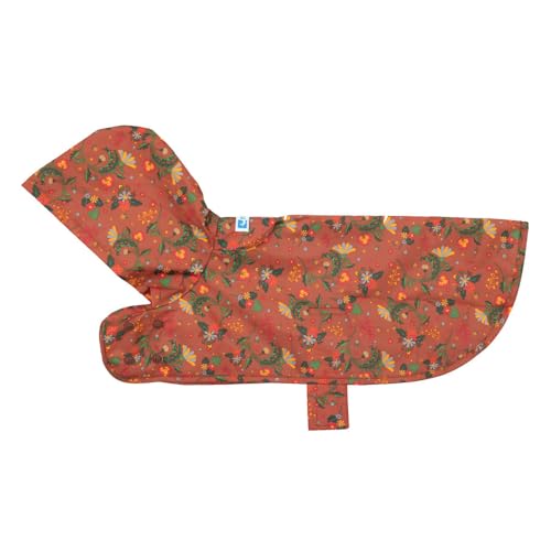 RC Pets Regenponcho, verstaubar, wasserdicht, leicht, kompakt und verstellbar, Größe XL, Ton mit Blumenmuster RC Pets Regenponcho, verstaubar, wasserdicht, leicht, kompakt und verstellbar, Größe XL, Ton mit Blumenmuster von RC Pet Products