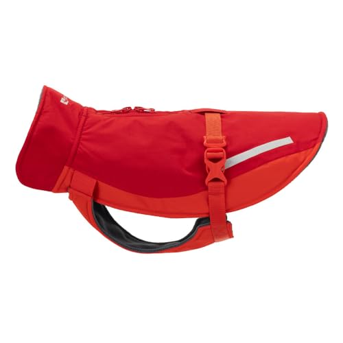 RC Pets Schaltungsmantel für kaltes Wetter, mit Fleece gefüttert, wasserdicht, 45,7 cm, Rot/Goji-Beere RC Pets Schaltungsmantel für kaltes Wetter, mit Fleece gefüttert, wasserdicht, 45,7 cm, Rot/Goji-Beere von RC Pet Products
