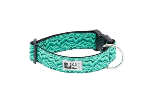 RC Pets sportliches, lustiges, funktionales Halsband mit breitem Clip, 3,8 cm, Edelstein, Größe L von RC Pet Products
