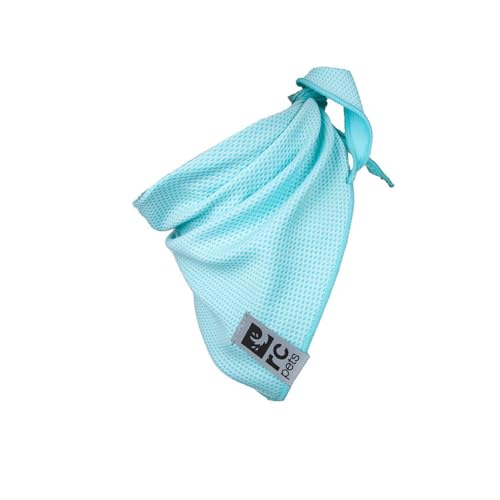 rcpets RC Pet Products 70003015 Zephyr kühlendes Bandana, Größe S, Aquamarin rcpets RC Pet Products 70003015 Zephyr kühlendes Bandana, Größe S, Aquamarin von RC Pet Products