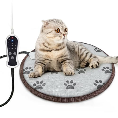 Hunde-Heizkissen, großes Haustier-Heizkissen, beheiztes Kissen, elektrische Wärmekissen für Hunde und Katzen, wasserdichtes Haustier-Heizkissen, intelligenter Thermostatschalter, Welpenheizkissen für von RC SLL