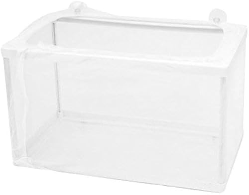 RDAHSUEHH Aquarium Fisch Zuchtbox Nylon Mesh Aquarium mit Saugnäpfen Bruterie Transparente Isolationsbox für Aquarium 26 x 15 x 15,5 cm von RDAHSUEHH