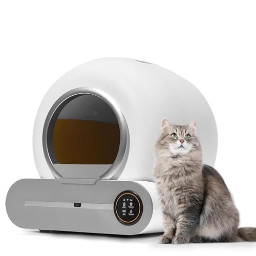 Intelligente Katzentoilette For Mehrere Katzen, Katzentoilette Mit 65 Liter Fassungsvermögen, Desodorierungs- Und Selbstreinigungsfunktionen, Erkennt Die Anzahl Der Toilettengänge Der Katze Und Das Ge Intelligente Katzentoilette For Mehrere Katzen, Katzentoilette Mit 65 Liter Fassungsvermögen, Desodorierungs- Und Selbstreinigungsfunktionen, Erkennt Die Anzahl Der Toilettengänge Der Katze Und Das Ge von RDHMJSJAZ