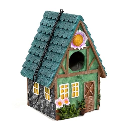 Vogelhaus für den Außenbereich, zum Aufhängen, aus Kunstharz, Vogelhaus, Garten, zum Aufhängen, Vogelhaus für Veranda, Bäume Vogelhaus für den Außenbereich, zum Aufhängen, aus Kunstharz, Vogelhaus, Garten, zum Aufhängen, Vogelhaus für Veranda, Bäume von REACHYEA