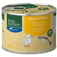 REAL NATURE Adult Ente mit Forelle 6x200 g von REAL NATURE