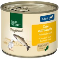 REAL NATURE Adult Ente mit Forelle 6x200 g von REAL NATURE