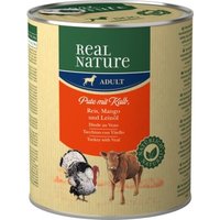 REAL NATURE Adult 6x800g Pute mit Kalb von REAL NATURE