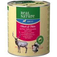 REAL NATURE Adult Hirsch & Huhn 12x800 g von REAL NATURE
