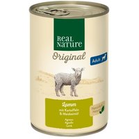 REAL NATURE Adult Lamm mit Kartoffeln 12x400 g von REAL NATURE