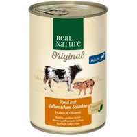 REAL NATURE Adult Rind mit italienischem Schinken 12x400 g von REAL NATURE