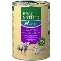 REAL NATURE Adult Schaf & Huhn 12x400 g von REAL NATURE