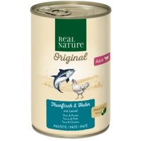 REAL NATURE Adult Thunfisch & Huhn mit Leinöl 12x400 g von REAL NATURE