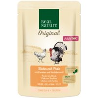 REAL NATURE Original Nassfutter Katze, Adult 12x85 g Huhn mit Pute, in Gelee REAL NATURE Original Nassfutter Katze, Adult 12x85 g Huhn mit Pute, in Gelee von REAL NATURE