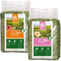 REAL NATURE Grüne Natur Set mit Wildrosenblüten und mit Paprika und Möhren 750 g von REAL NATURE