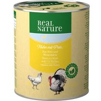 REAL NATURE Light 6x800g Huhn mit Pute von REAL NATURE