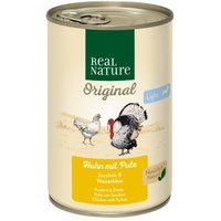 REAL NATURE Light Huhn mit Pute 12x400 g von REAL NATURE