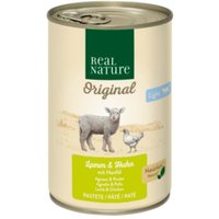 REAL NATURE Light Huhn und Lamm 24x400 g von REAL NATURE