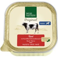 REAL NATURE Nassfutter Hund, Adult, Rind und Kartoffel 34x100 g REAL NATURE Nassfutter Hund, Adult, Rind und Kartoffel 34x100 g von REAL NATURE