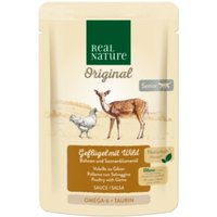REAL NATURE Original Senior 12x85g Geflügel mit Wild, in Sauce von REAL NATURE