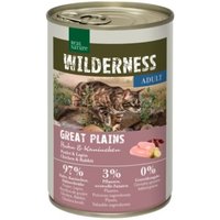 REAL NATURE WILDERNESS Adult Great Plains Huhn & Kaninchen 6x400 g von REAL NATURE