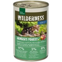 REAL NATURE WILDERNESS Adult Ranger's Forest Wildschwein mit Ente, Kaninchen & Hirsch 6x400 g von REAL NATURE
