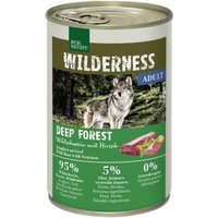 REAL NATURE WILDERNESS Nassfutter für Hunde Adult Deep Forest, Wildschwein mit Hirsch 6x400 g von REAL NATURE