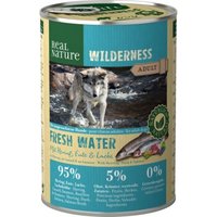 REAL NATURE WILDERNESS Adult Fresh Water Hering, Lachs & Ente 6x400 g von REAL NATURE