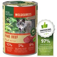 REAL NATURE WILDERNESS Adult Pure Beef (Rind) 6x400 g von REAL NATURE