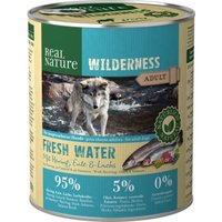 REAL NATURE WILDERNESS Adult Fresh Water Hering, Lachs & Ente 6x800 g von REAL NATURE