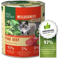 REAL NATURE WILDERNESS Adult Pure Beef 6x800 g von REAL NATURE